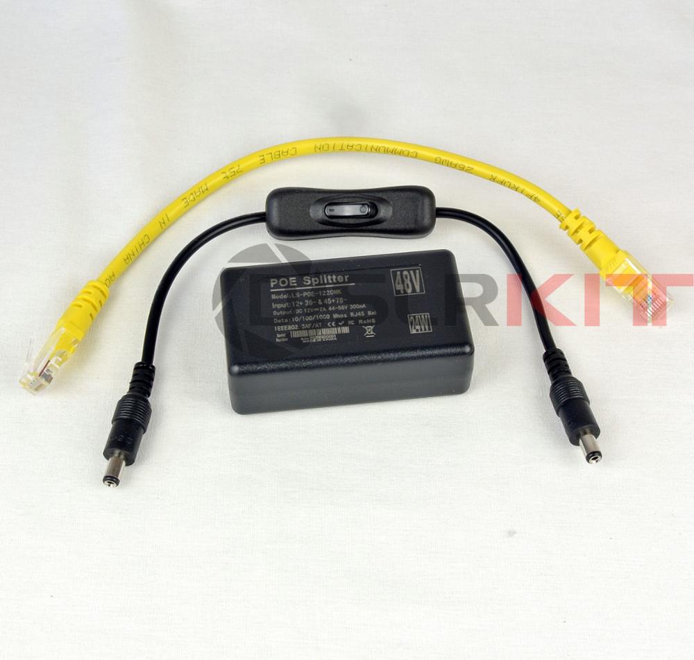 Active Poe Splitter Gigabit 12V 2A - DSLRKIT Gigabit 12V2A Hoạt Động PoE