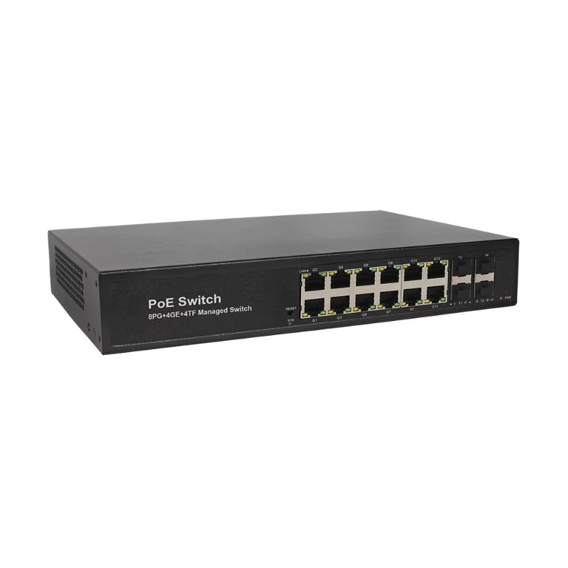 L3 Managed PoE Switch with 8*1 - đánh giá và giá Sfp+ 10G Managed Switch 8 Port