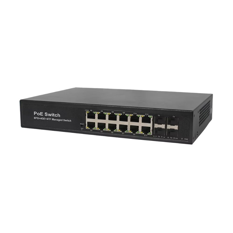 L3 Managed PoE Switch with 8*1 - đánh giá và giá Sfp+ 10G Managed Switch 8 Port