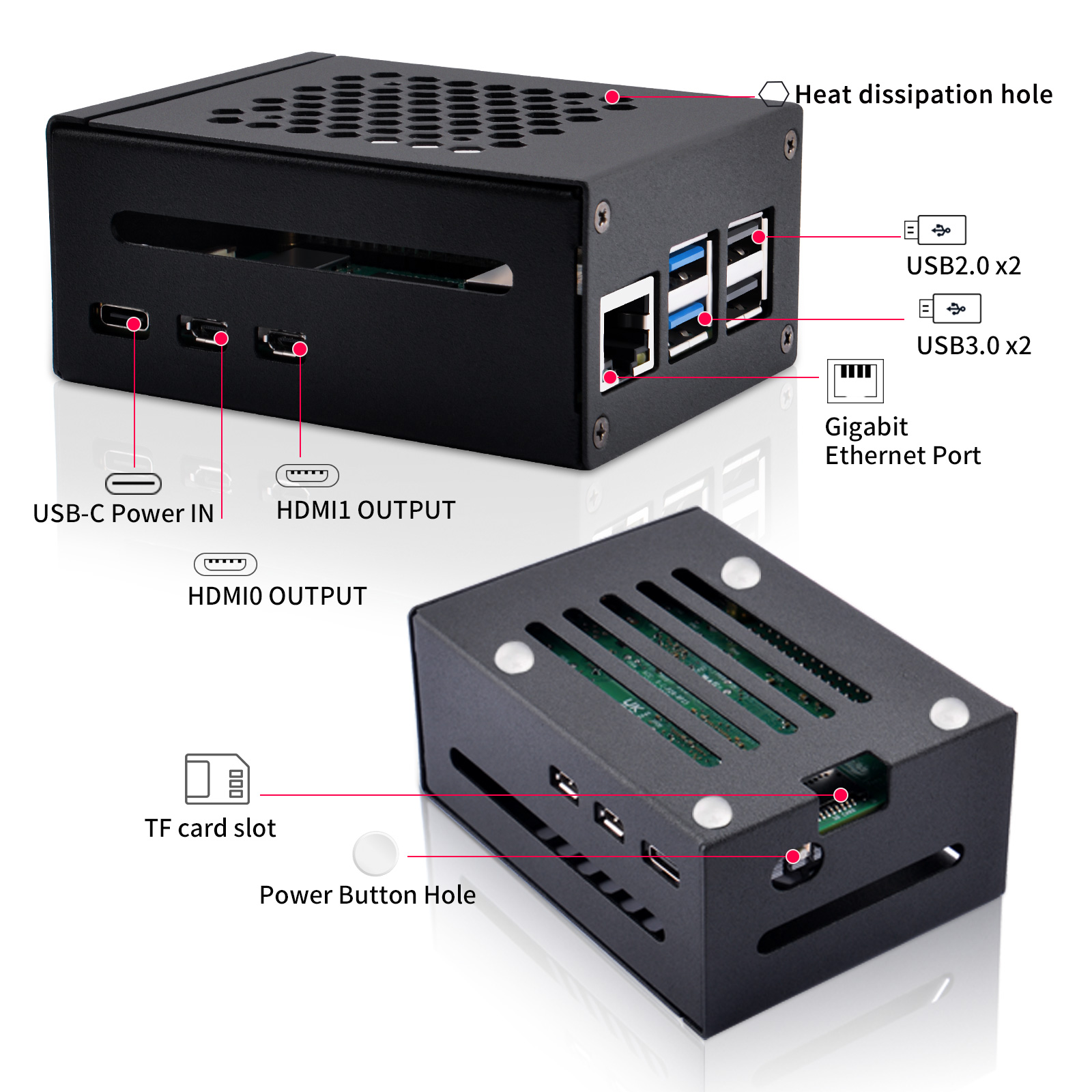 52Pi  Raspberry Pi 5 Metal Cas - đánh giá và giá Turing Pi 2