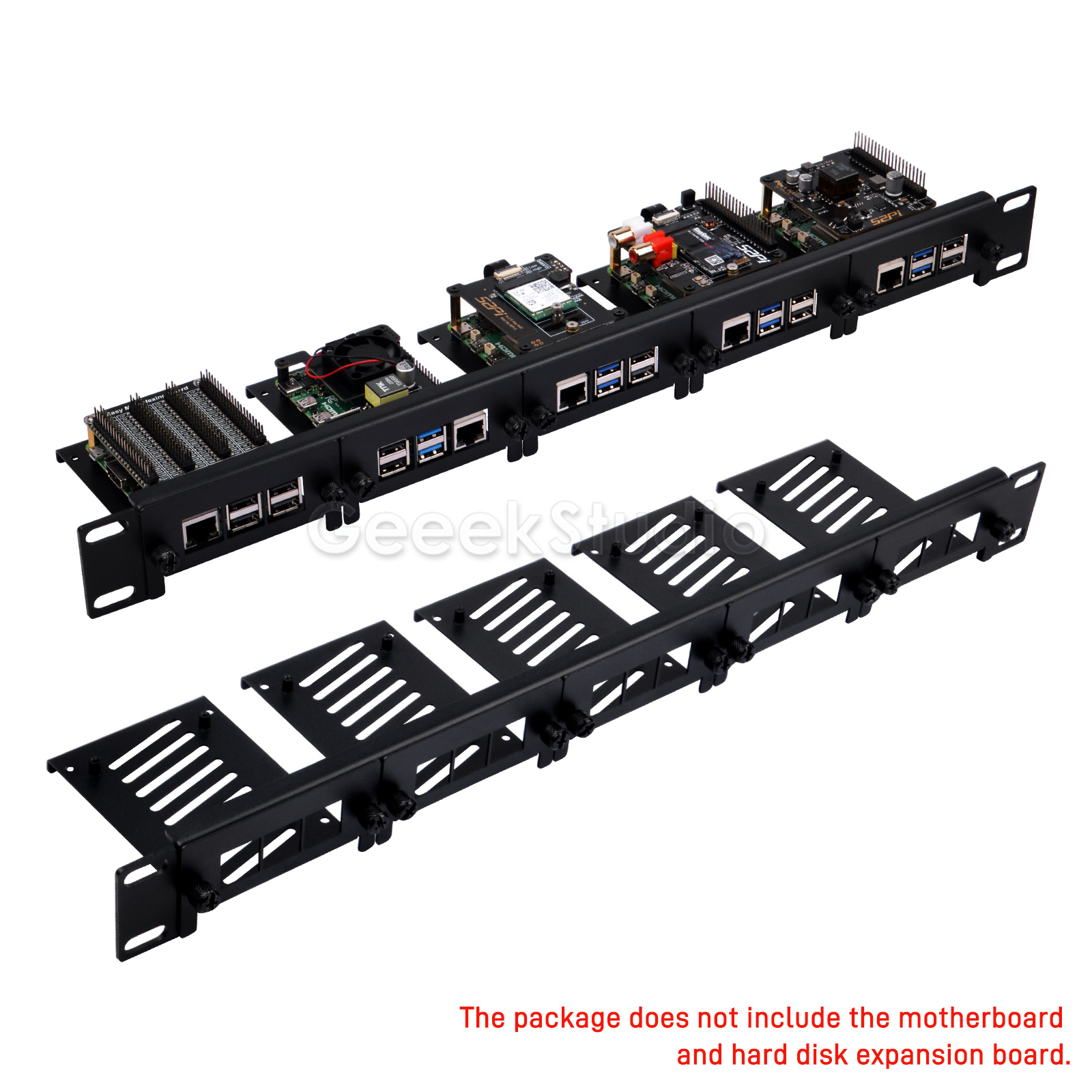 1U Rack Mount for Raspberry Pi - đánh giá và giá Deskpi Super6C