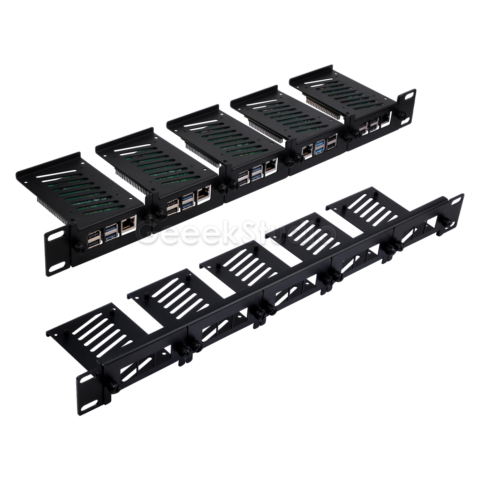 1U Rack Mount for Raspberry Pi - đánh giá và giá Deskpi Super6C