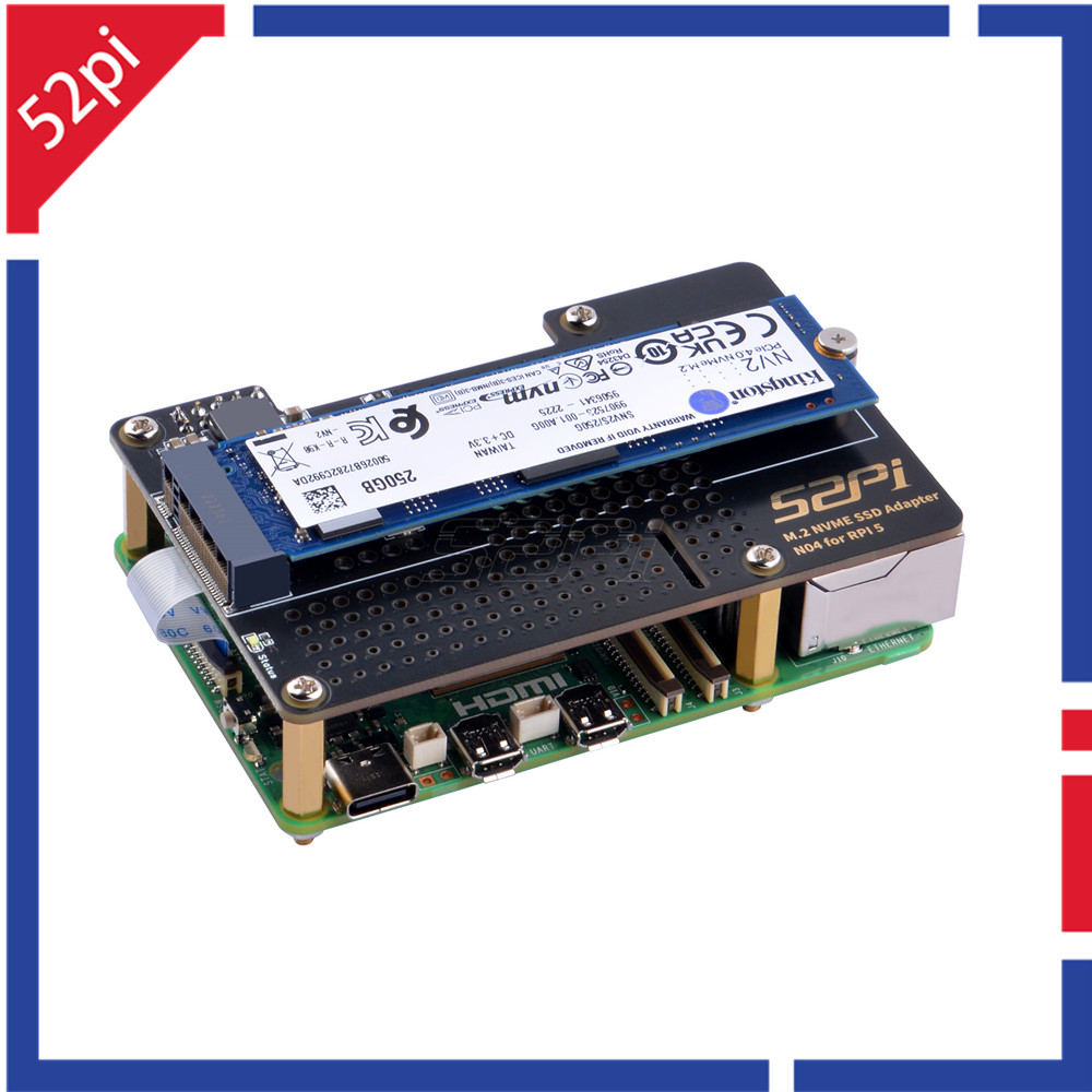 52Pi Raspberry Pi 5 N04 M.2 22 - đánh giá và giá Turing Pi 2